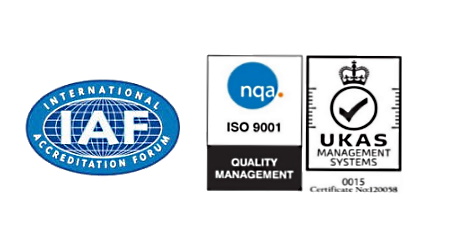 ISO 9001:2015 Certified by NQA, International Accreditation Forum